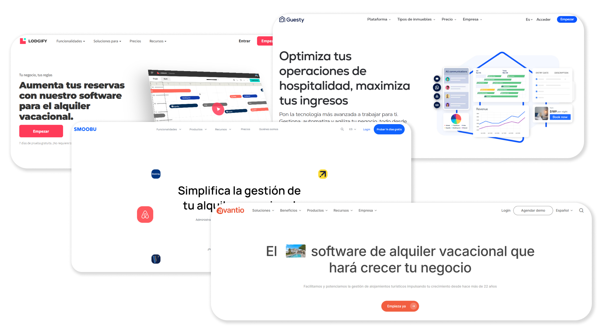 Plataformas de Gestión pisos turísticos